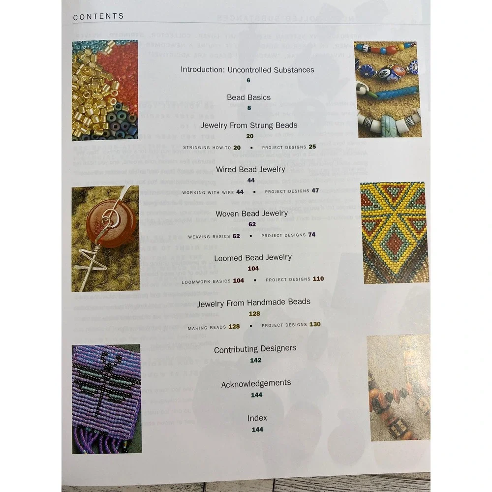 Creative‎ Bead Jewelry Carol Taylor 1995 Stringing Wiring Weaving Looming Making